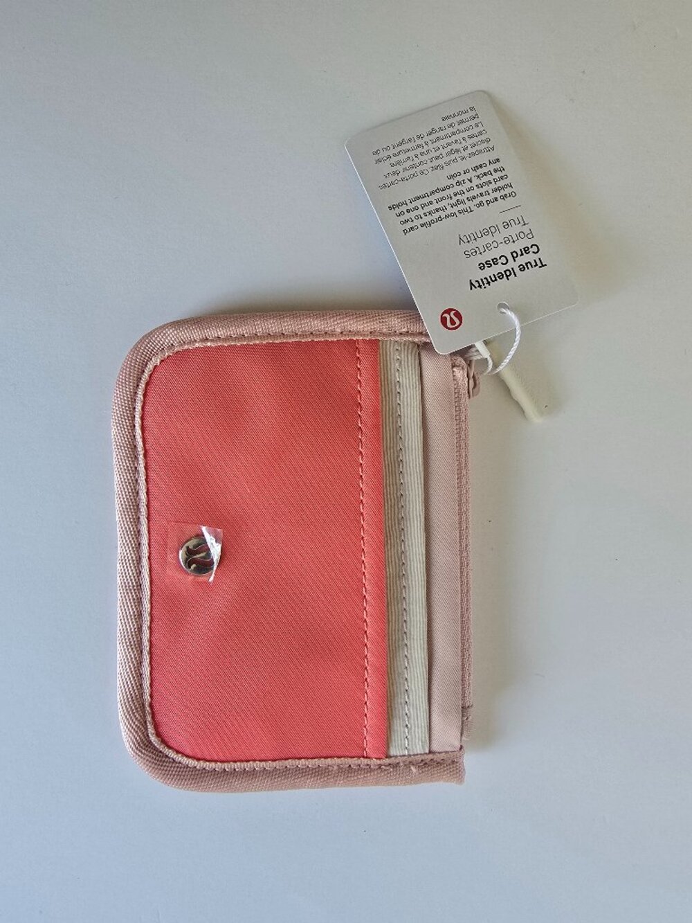 NWT Lululemon True Identity Card Case PIMI/WHTO/RPCR